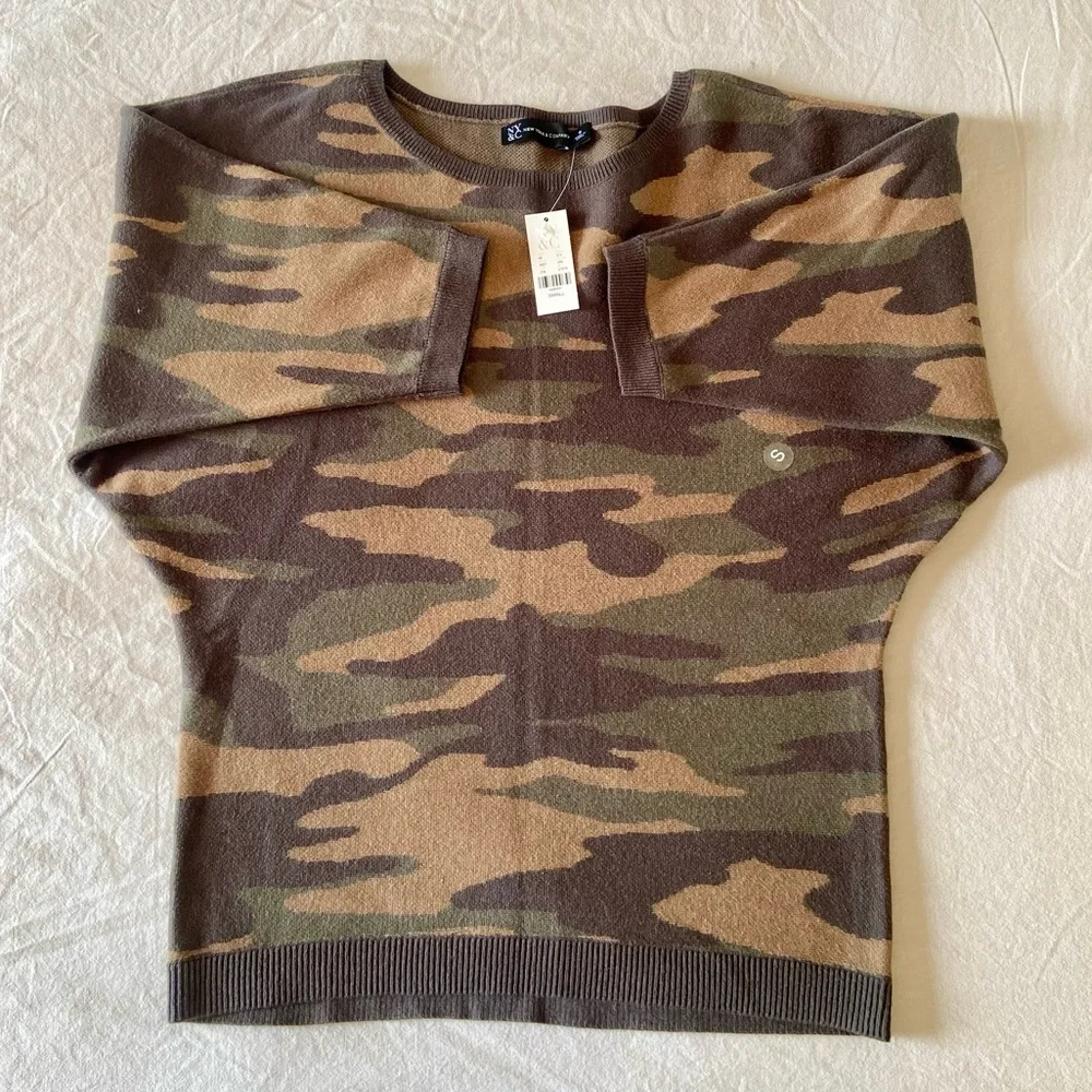 Brand New Camo sweater by New York & Company - Picture 3 of 4